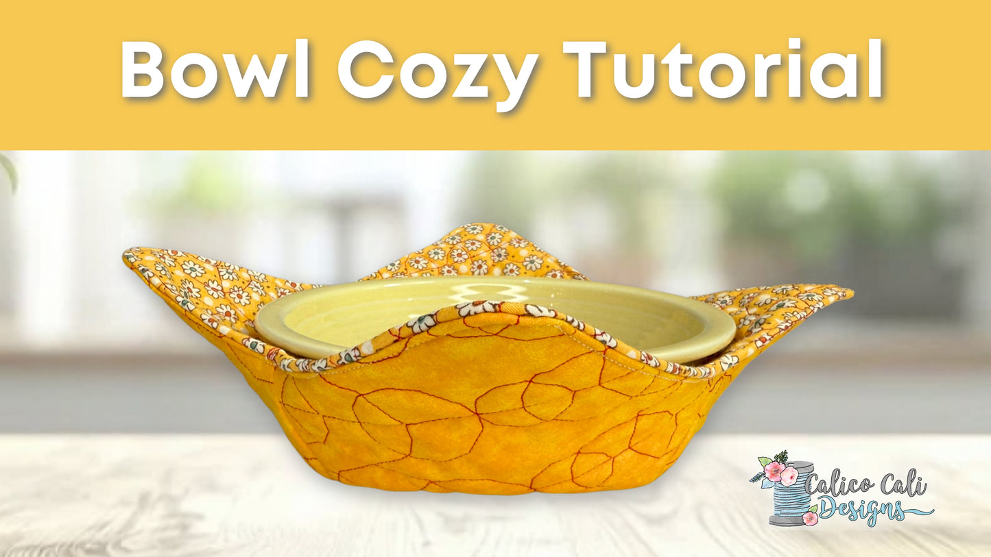 Set of 6 In-the-Hoop Microwave Bowl Cozy Embroidery Designs