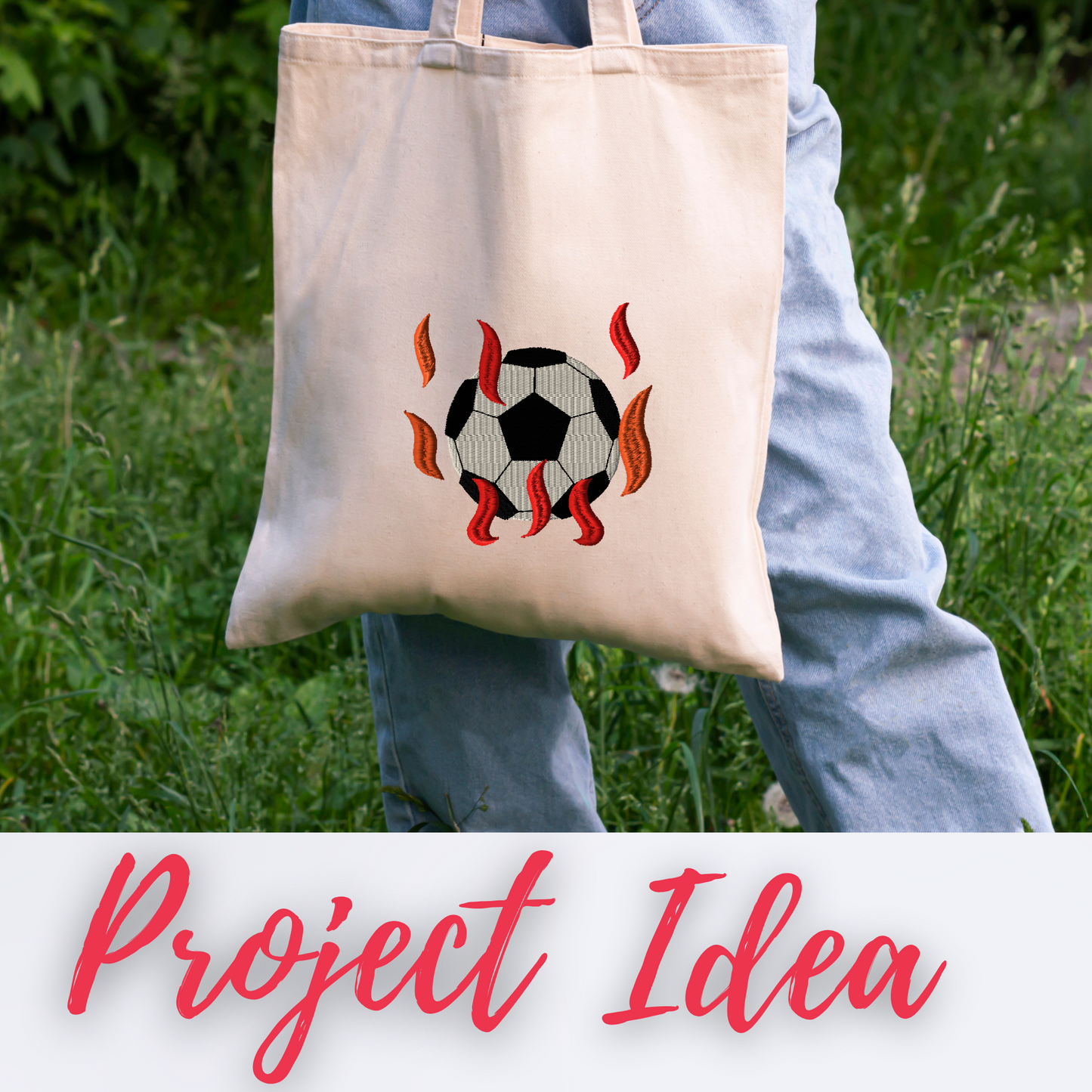 Soccer Ball embroidery design - July 2023 VIP Freebie