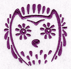 Owl embroidery design