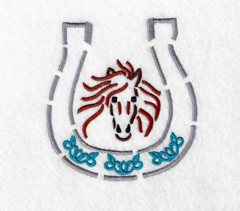 Western Horse Embroidery Design Bundle