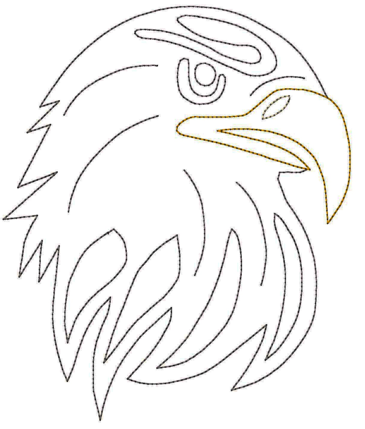 Eagle Embroidery Design