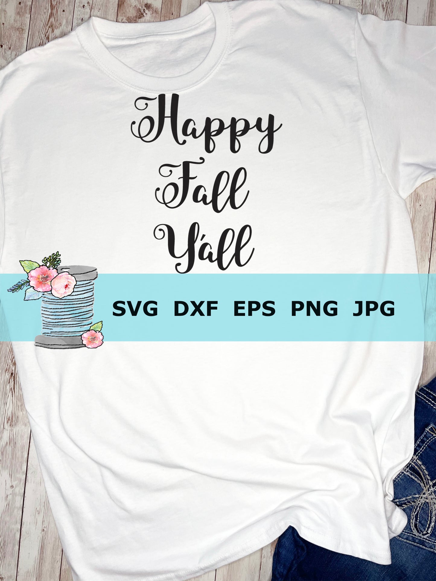 Happy Fall Y'all SVG design