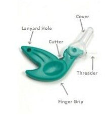 Hummingbird Needle Threader with Thread Cutter