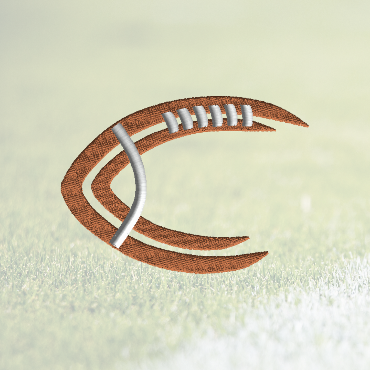 football embroidery design