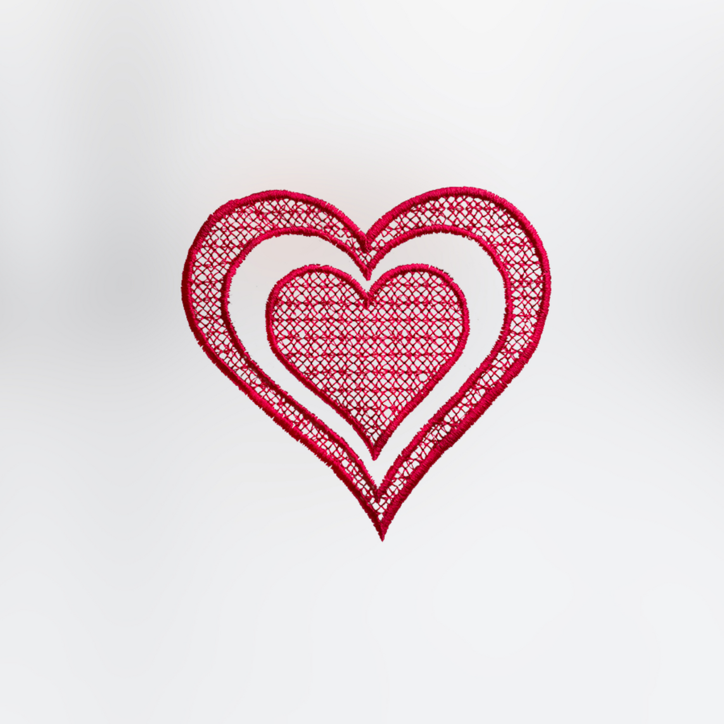 Heart Knockdown Free Embroidery Design