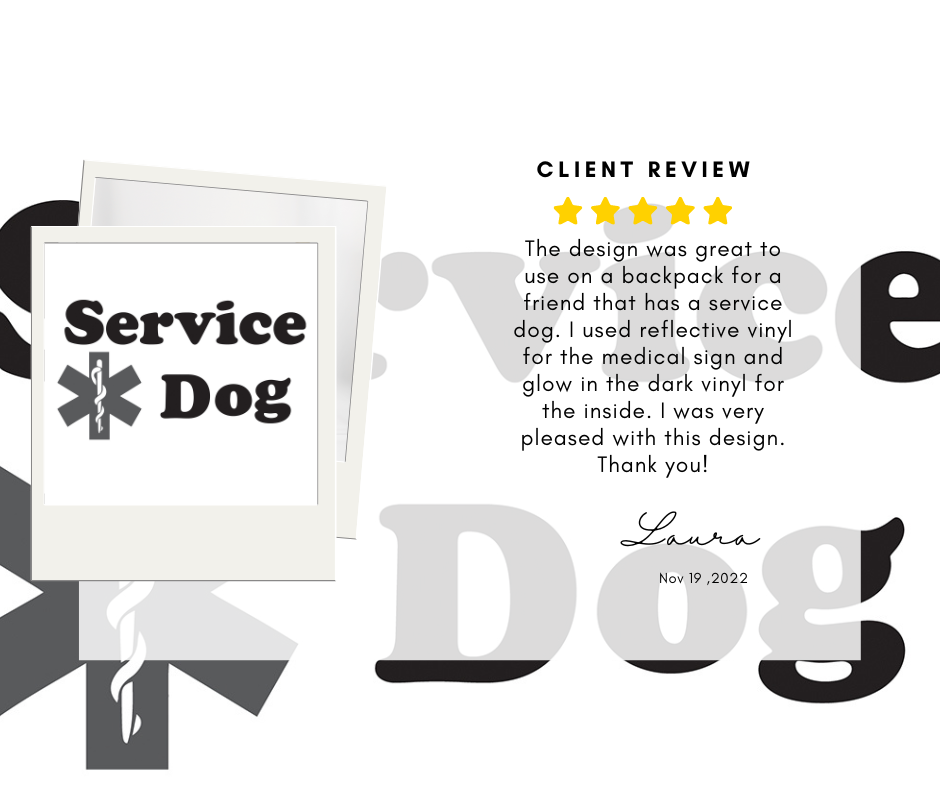 Service Dog SVG Cut File
