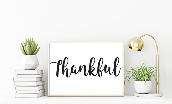 Thankful SVG cut file