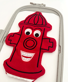 In-the-Hoop Fire Hydrant Plushie Toy – Embroidery Design for Pet Gifts & Play