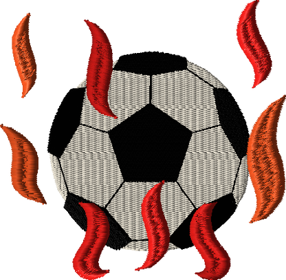 Soccer Ball embroidery design - July 2023 VIP Freebie