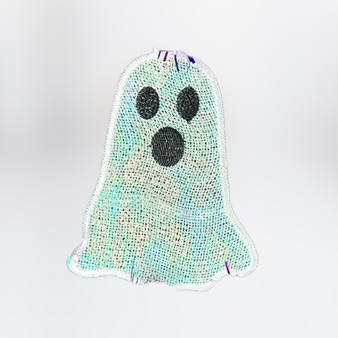 FSL ghost ornament embroidery design for Halloween