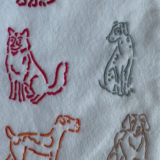 dog embroidery designs