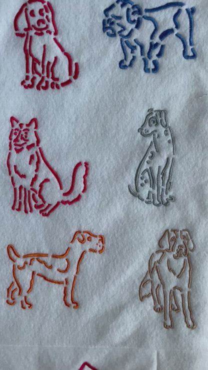 dog embroidery designs