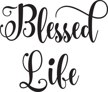 Blessed Life Script SVG