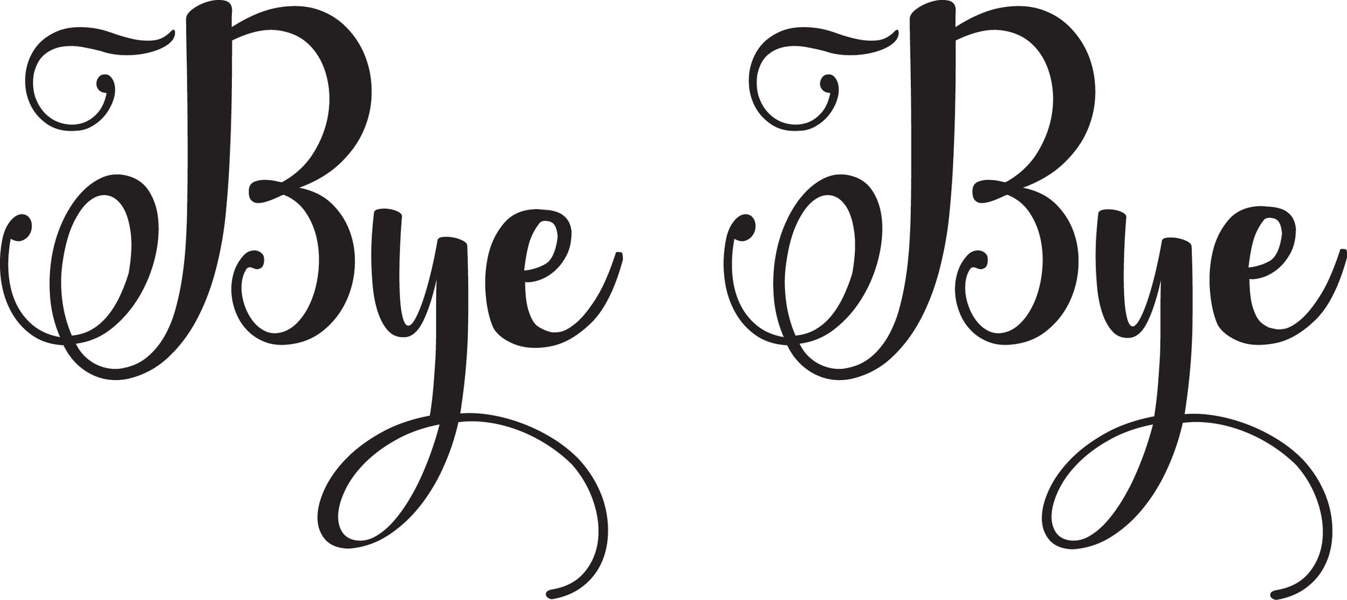 Bye Bye SVG Cut File