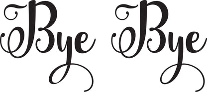 Bye Bye SVG Cut File