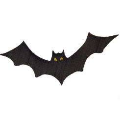 bat embroidery design