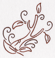 tree embroidery design