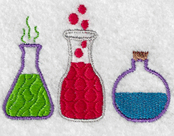 potion embroidery design