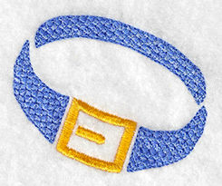 dog collar embroidery design