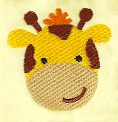 giraffe embroidery design