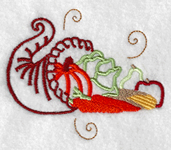Cornacopia Embroidery Design