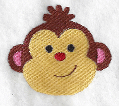 monkey embroidery design