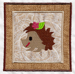 In The Hoop Coaster Embroidery Design