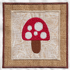 In The Hoop Coaster Embroidery Design