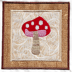 In The Hoop Coaster Embroidery Design