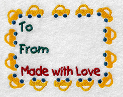 Quilt Label Embroidery Design