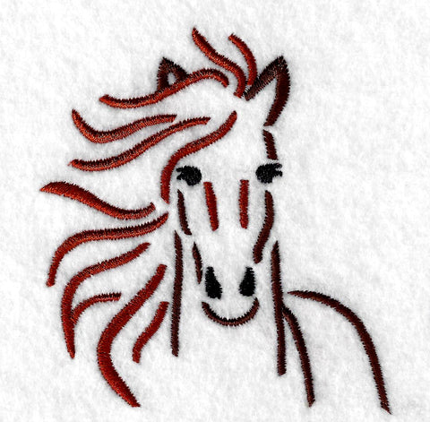 Western Horse Embroidery Design Bundle