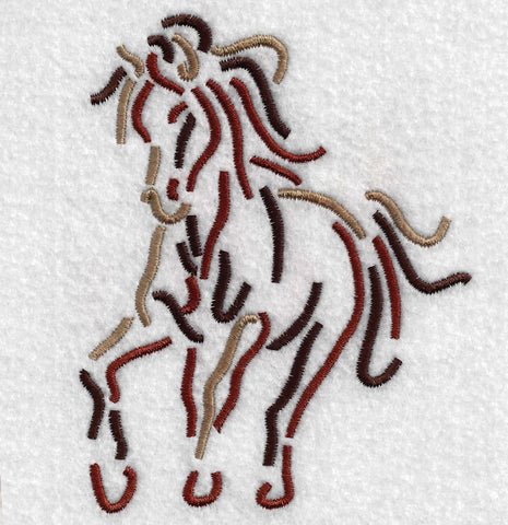 Western Horse Embroidery Design Bundle