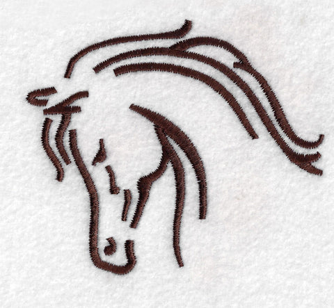 Western Horse Embroidery Design Bundle