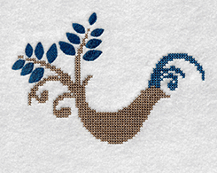 bird cross stich embroidery design