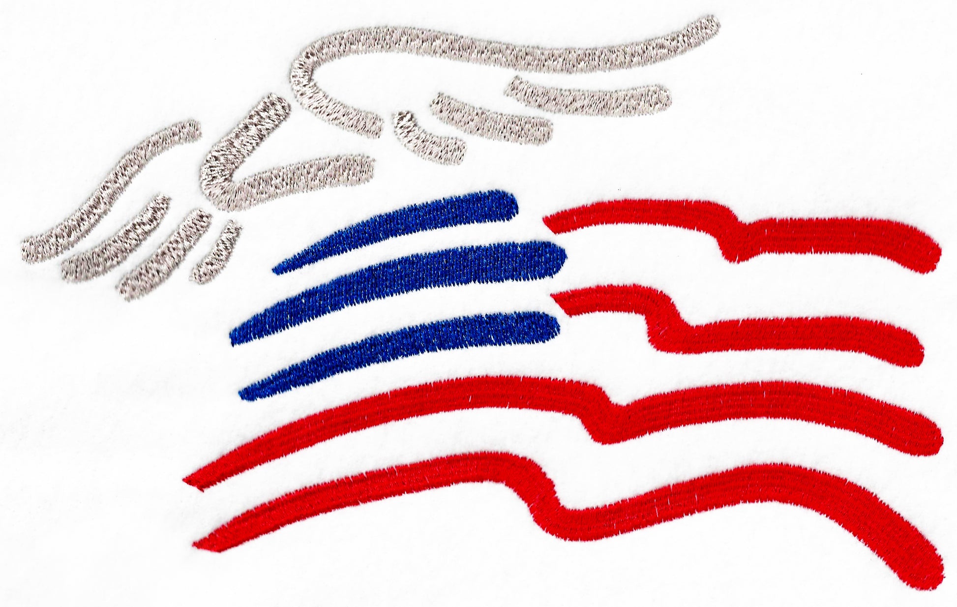 American Flag Embroidery Design
