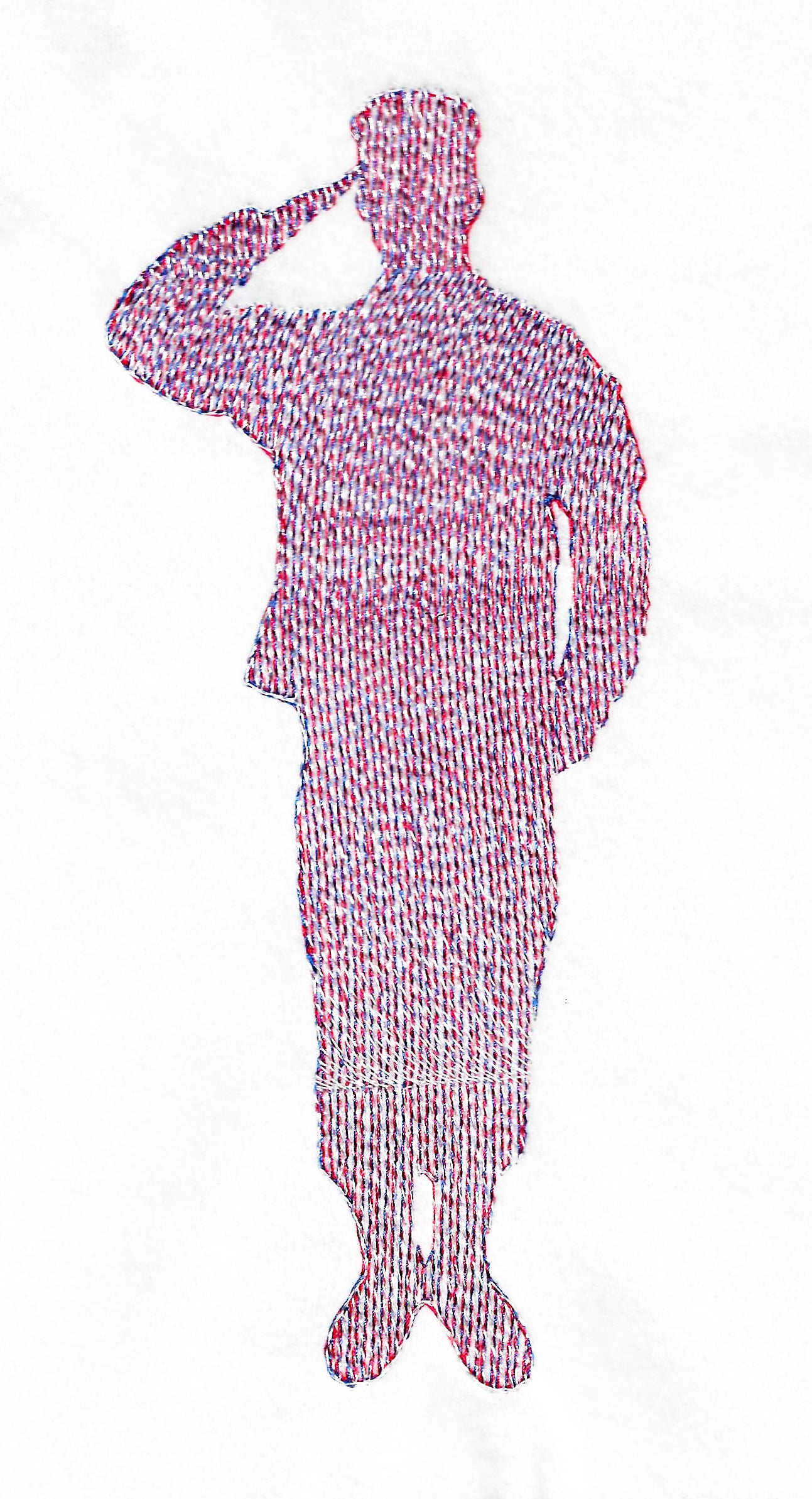 Soldier Embroidery Design