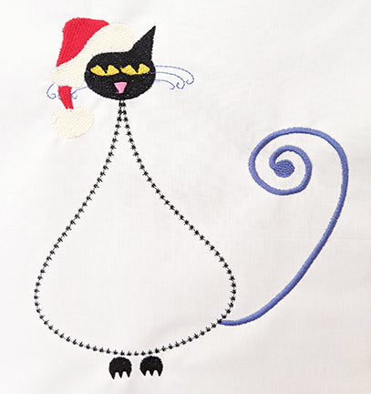 Christmas Cats Embroidery Designs