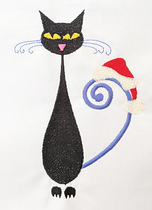 Christmas Cats Embroidery Designs