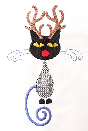 Christmas Cats Embroidery Designs