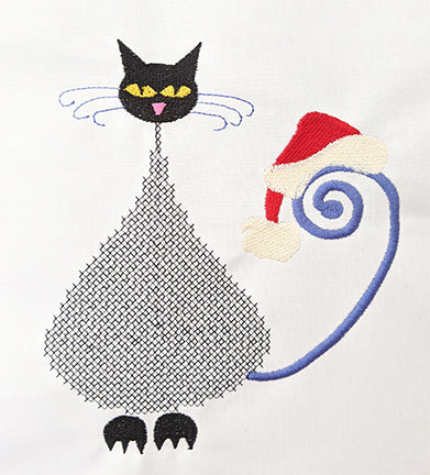 Christmas Cats Embroidery Designs