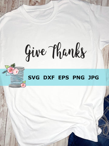 Give Thanks SVG cuttable design