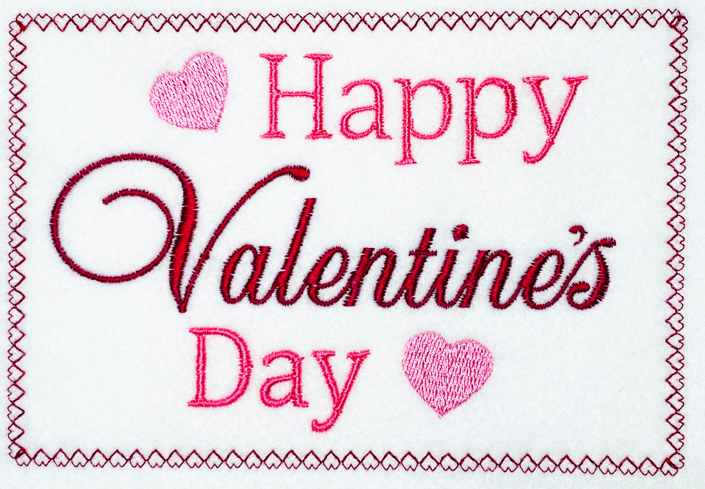 Valentine's Day Cards In The Hoop Embroidery Designs