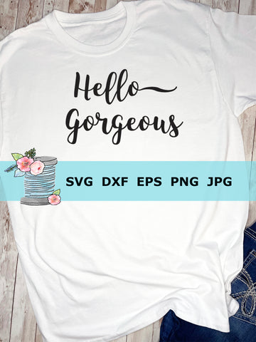 Hello Gorgeous SVG