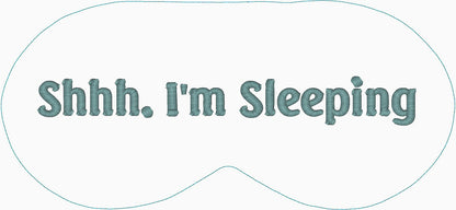 In The Hoop Sleep Mask Embroidery Design