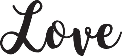 Love Script SVG cut file