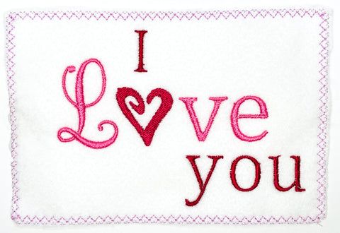 Valentine's Day Cards In The Hoop Embroidery Designs