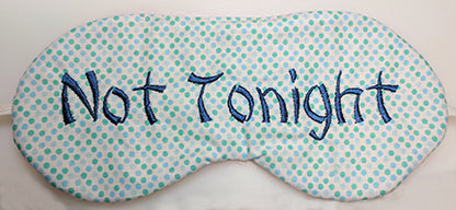 In The Hoop Sleep Mask Embroidery Design