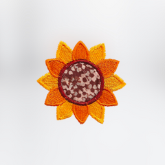 Applique Sunflower Embroidery Design