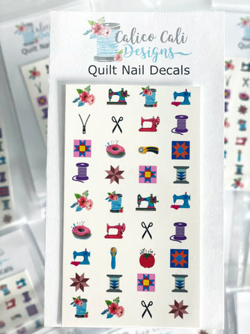 Sewing Nail Decals