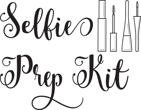 Selfie Prep Kit SVG cut file
